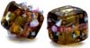 Square Gold Stone Beads - click here for large view